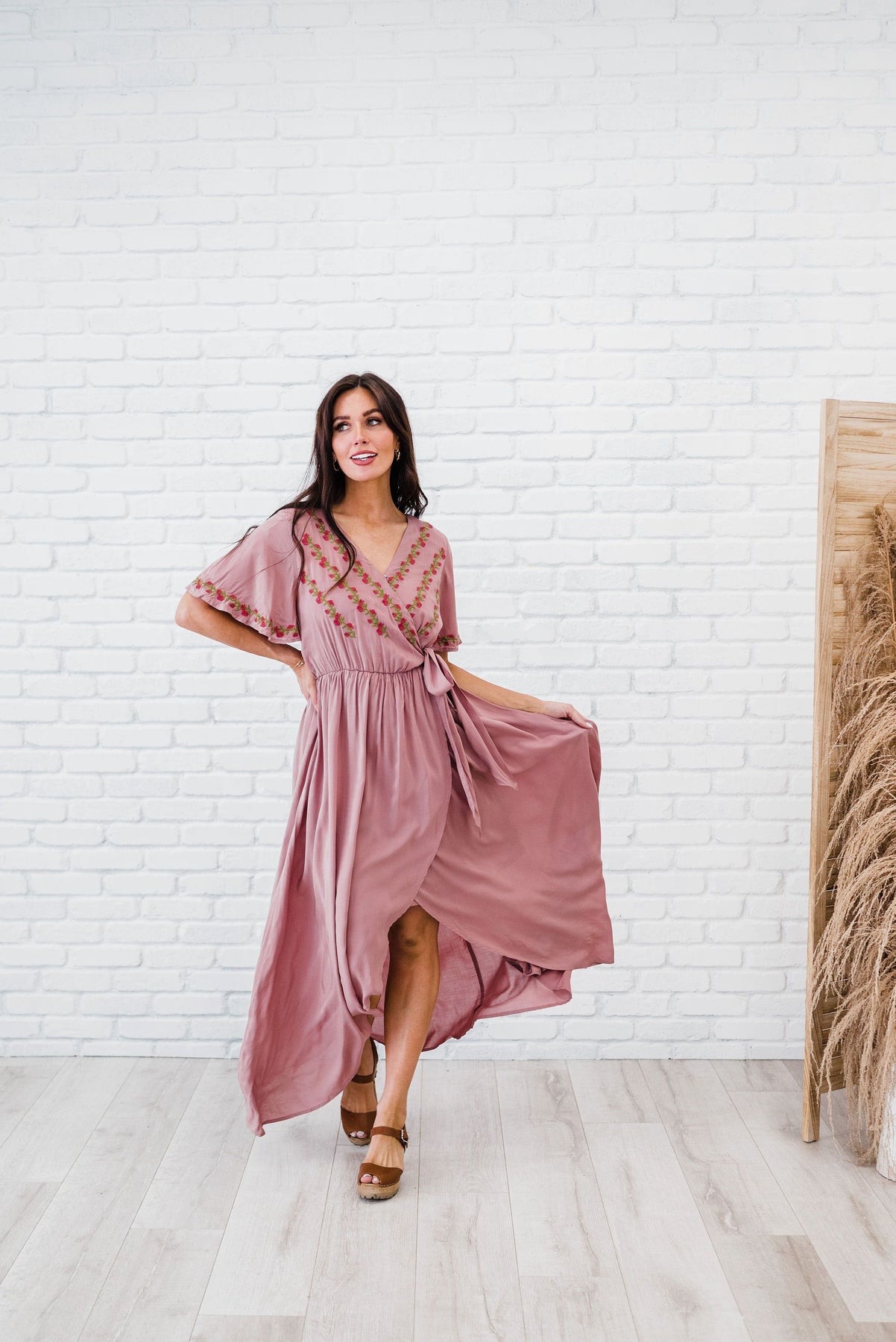 This Is Love Wrap Dress, Modest Maxi Dress, Modest Dresses – Jen Clothing